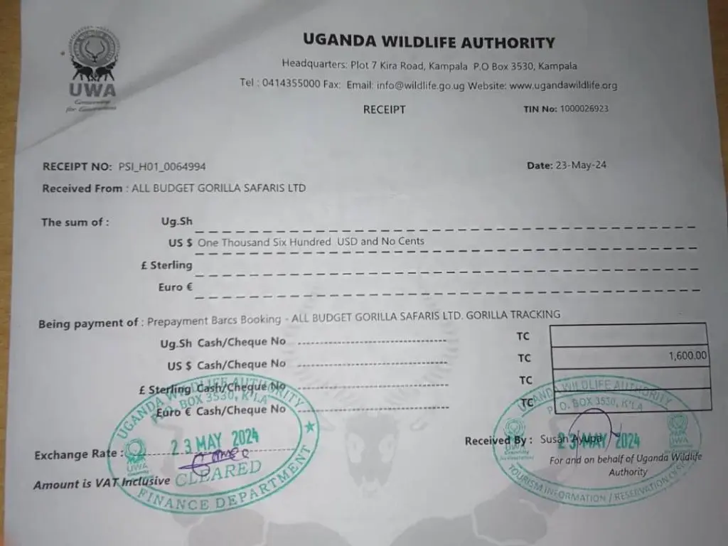 Cost Breakdown of Budget Gorilla Trekking